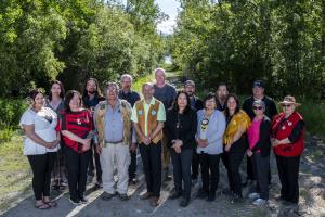 Les chefs des Premières Nations, les délégués et les ministres sont réunis pour le Forum du Yukon. Photo : Gouvernement du Yukon/Justin Kennedy