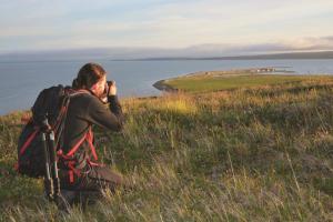 Overlooking part of Herschel Island.